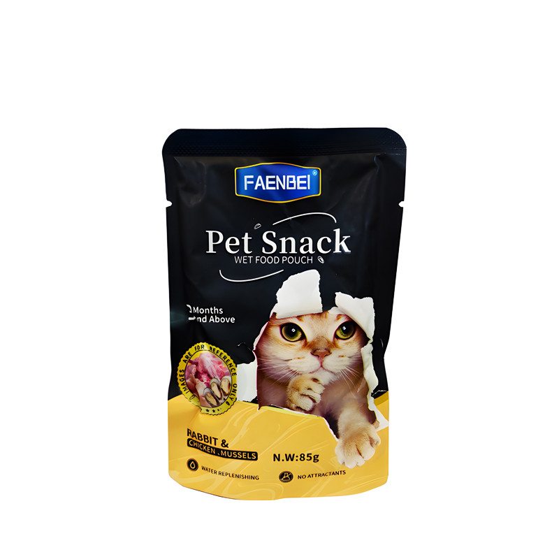 FAENBEI Pet Snack Wet Food Pouch